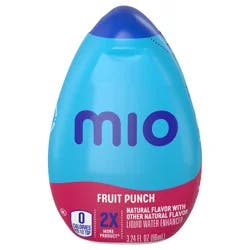 mio Fruit Punch Flavored with other natural flavor Liquid Water Enhancer, 3.24 fl oz Bottle