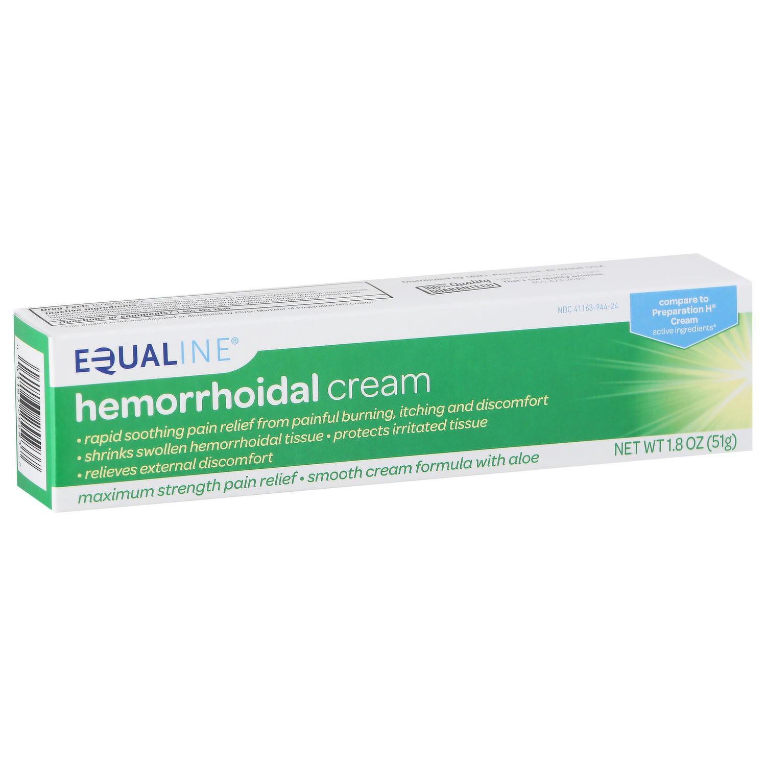 slide 1 of 1, Equaline Hemorrhoid Cream, 1.8 oz