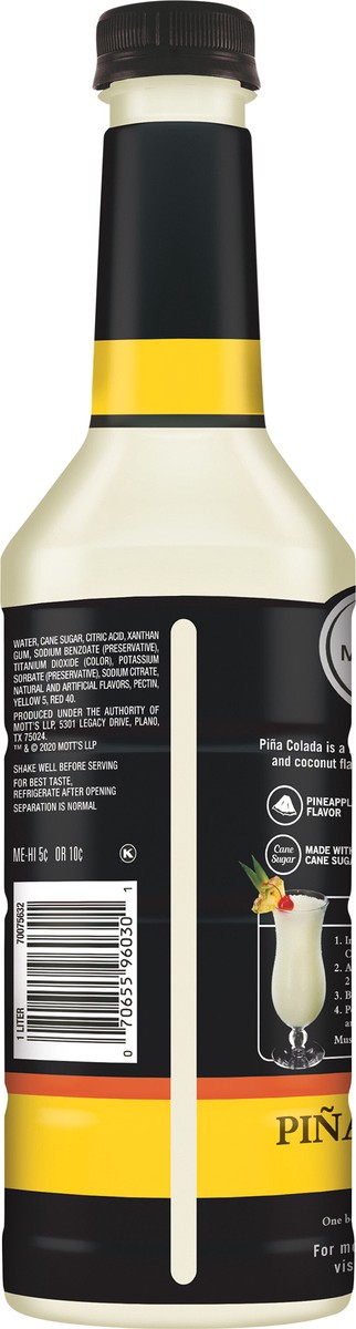 slide 2 of 7, Mr & Mrs T Pina Colada Mix, 1 L bottle, 1 liter