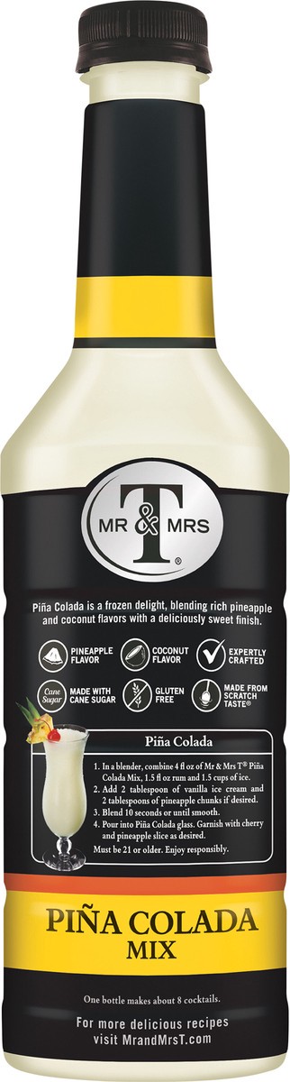 slide 6 of 7, Mr & Mrs T Pina Colada Mix, 1 L bottle, 1 liter