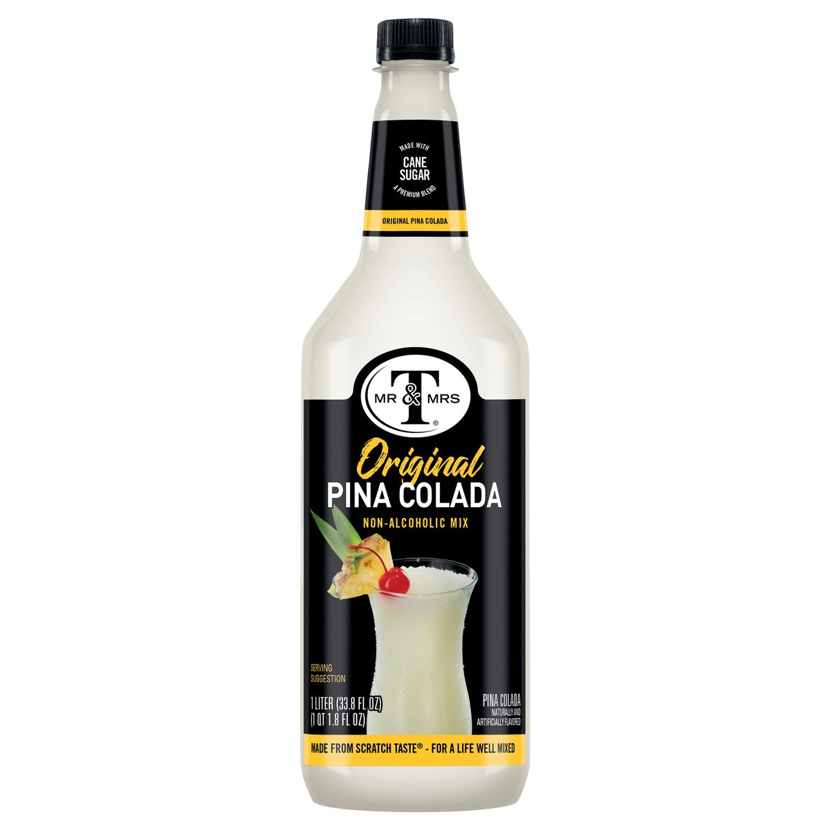 slide 1 of 7, Mr & Mrs T Pina Colada Mix, 1 L bottle, 1 liter