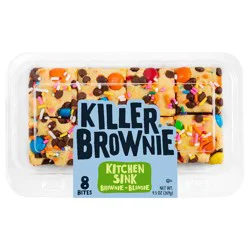Killer Brownie Chocolate Fudge Brownie with a Vanilla Blonde Top 8 ea