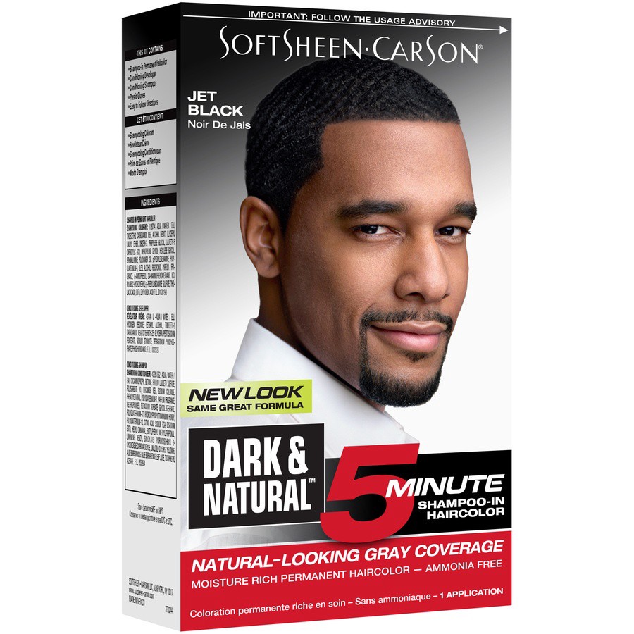 slide 2 of 7, SoftSheen-Carson Dark & Natural Jet Black Hair Color, 1 ct