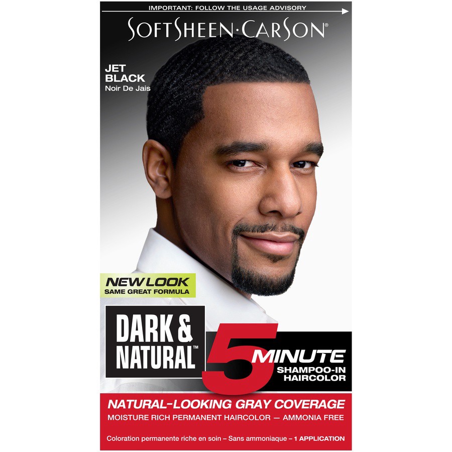 slide 1 of 7, SoftSheen-Carson Dark & Natural Jet Black Hair Color, 1 ct