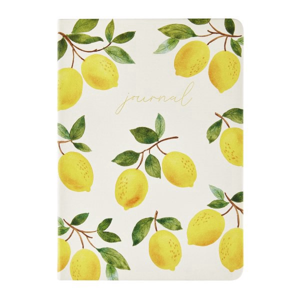 slide 1 of 2, Eccolo Flexi Journal, 6"" x 8"", College Rule, 192 Pages, Lemon Branch, 1 ct