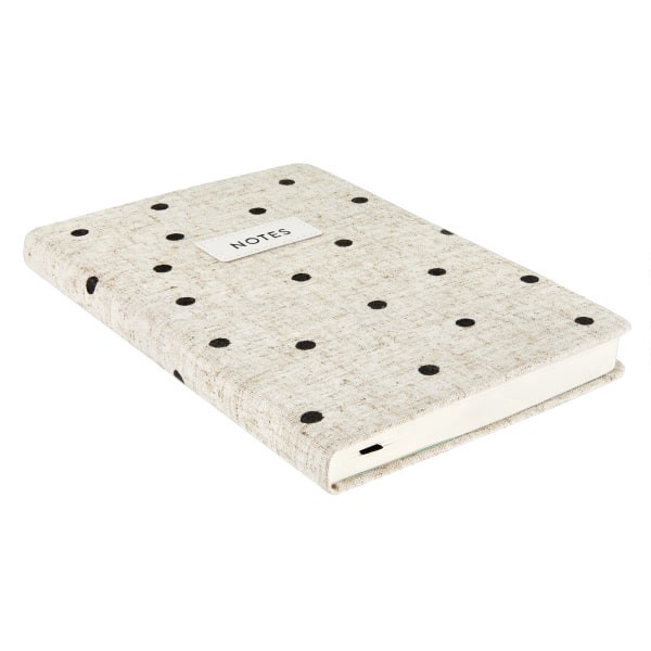 slide 2 of 2, Eccolo Hardcover Journal, 6"" x 8"", College Rule, 256 Pages, Polka Dot, 1 ct