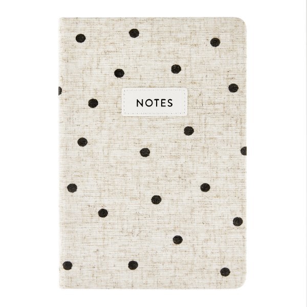 slide 1 of 2, Eccolo Hardcover Journal, 6"" x 8"", College Rule, 256 Pages, Polka Dot, 1 ct