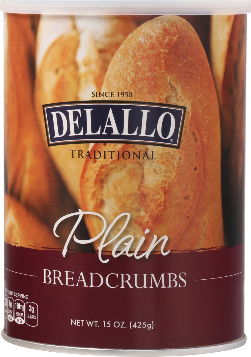 slide 6 of 9, DeLallo Traditional Plain Breadcrumbs 15 oz, 15 oz