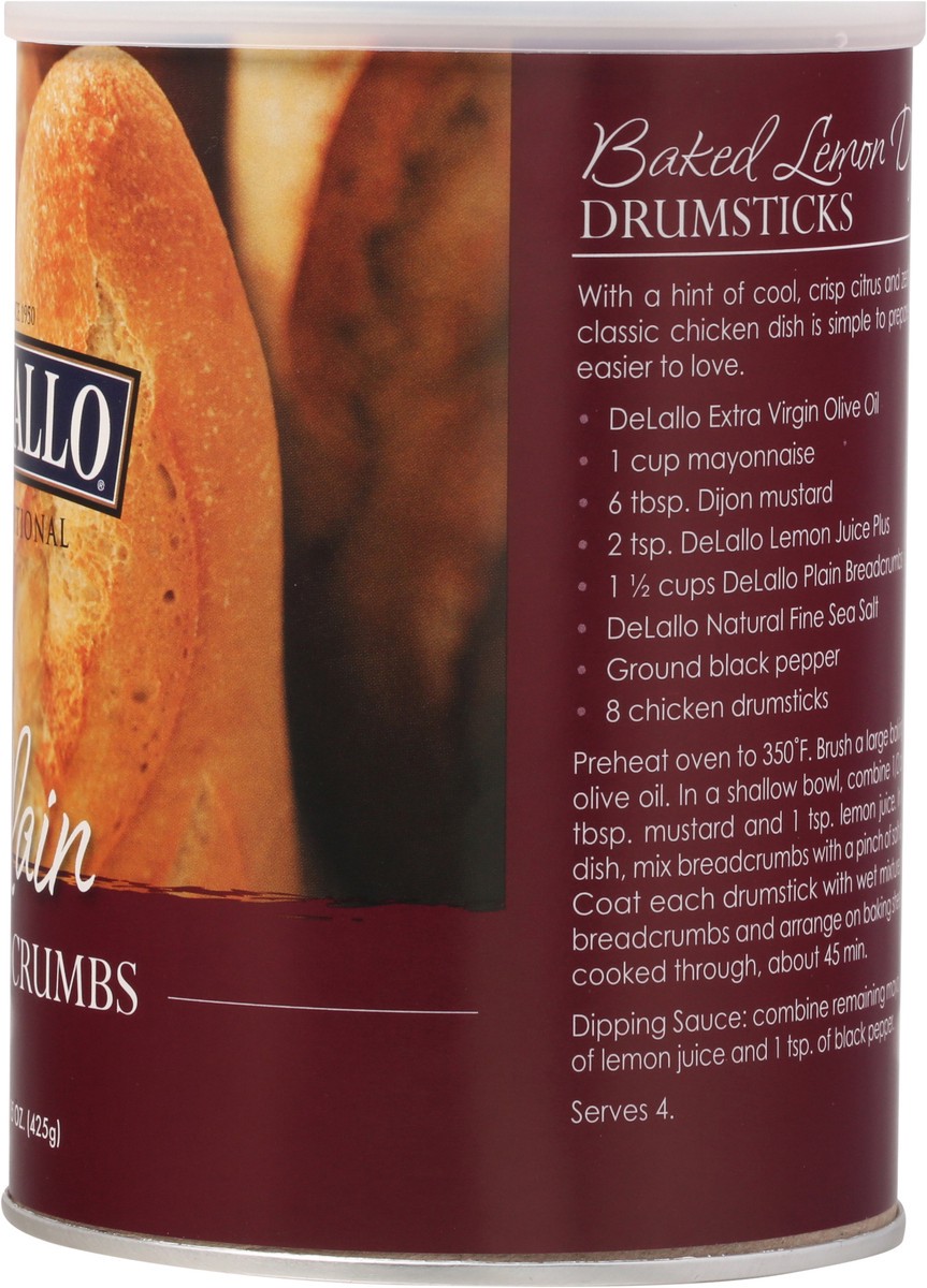 slide 8 of 9, DeLallo Traditional Plain Breadcrumbs 15 oz, 15 oz