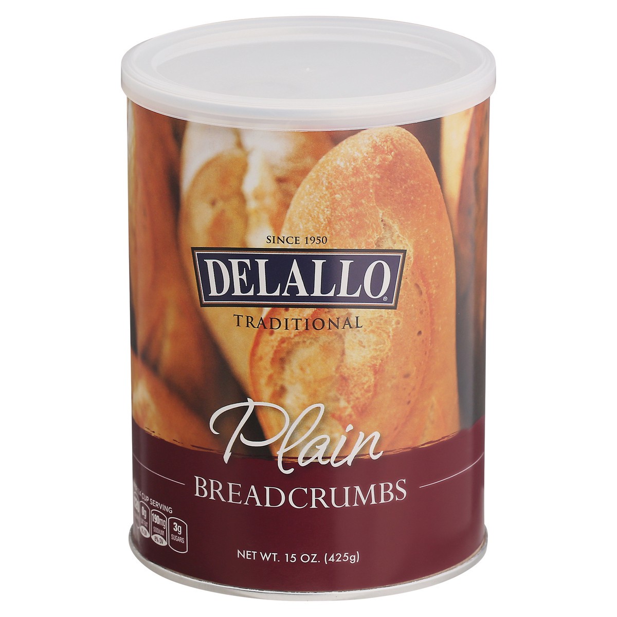 slide 1 of 9, DeLallo Traditional Plain Breadcrumbs 15 oz, 15 oz