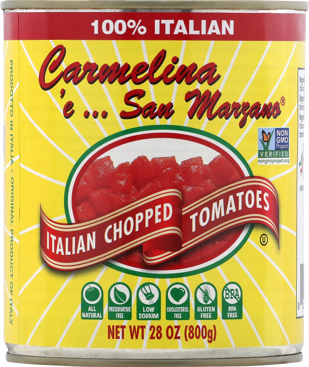 slide 1 of 10, Carmelina 'e... San Marzano Tomatoes 28 oz, 28 oz