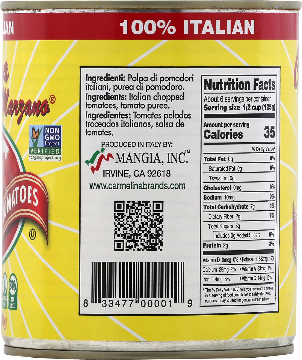 slide 5 of 10, Carmelina 'e... San Marzano Tomatoes 28 oz, 28 oz