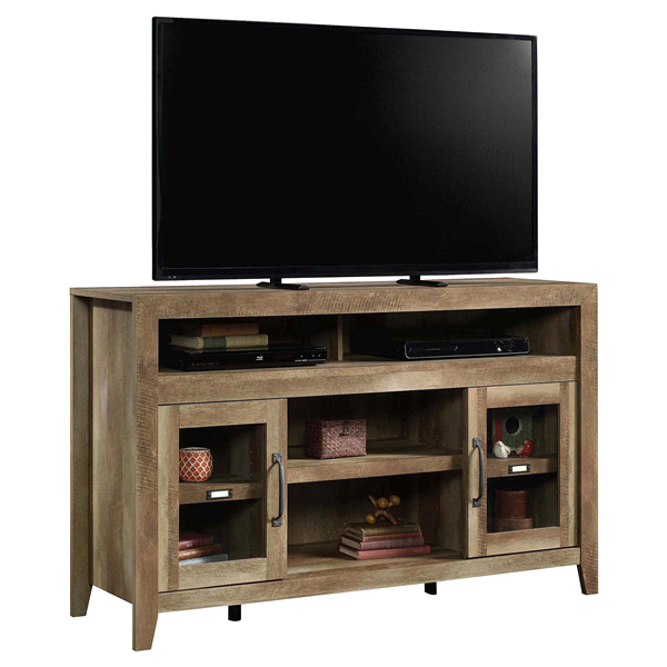 slide 1 of 4, Sauder Dakota Pass Entertainment Credenza Craftsman Oak, 1 ct