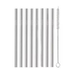 Oggi Stainless Steel Cocktail Straws