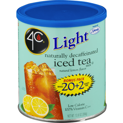 slide 2 of 9, 4C Light Iced Tea Mix With Splenda, 13.9 oz
