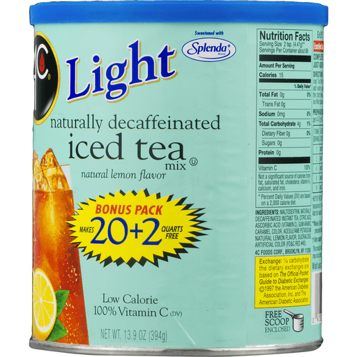 slide 5 of 9, 4C Light Iced Tea Mix With Splenda, 13.9 oz