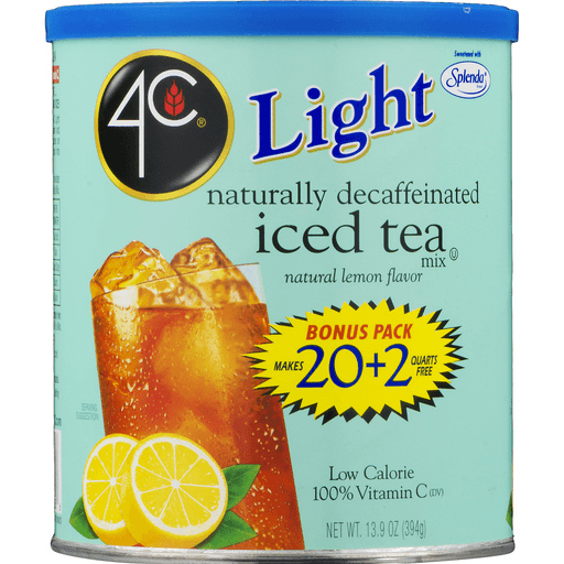 slide 6 of 9, 4C Light Iced Tea Mix With Splenda, 13.9 oz
