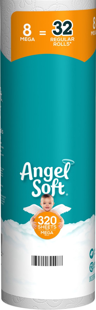 slide 6 of 6, Angel Soft Toilet Paper, 8 Mega Rolls, 8 ct