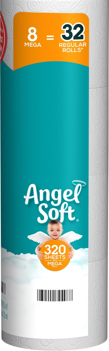 slide 5 of 6, Angel Soft Toilet Paper, 8 Mega Rolls, 8 ct