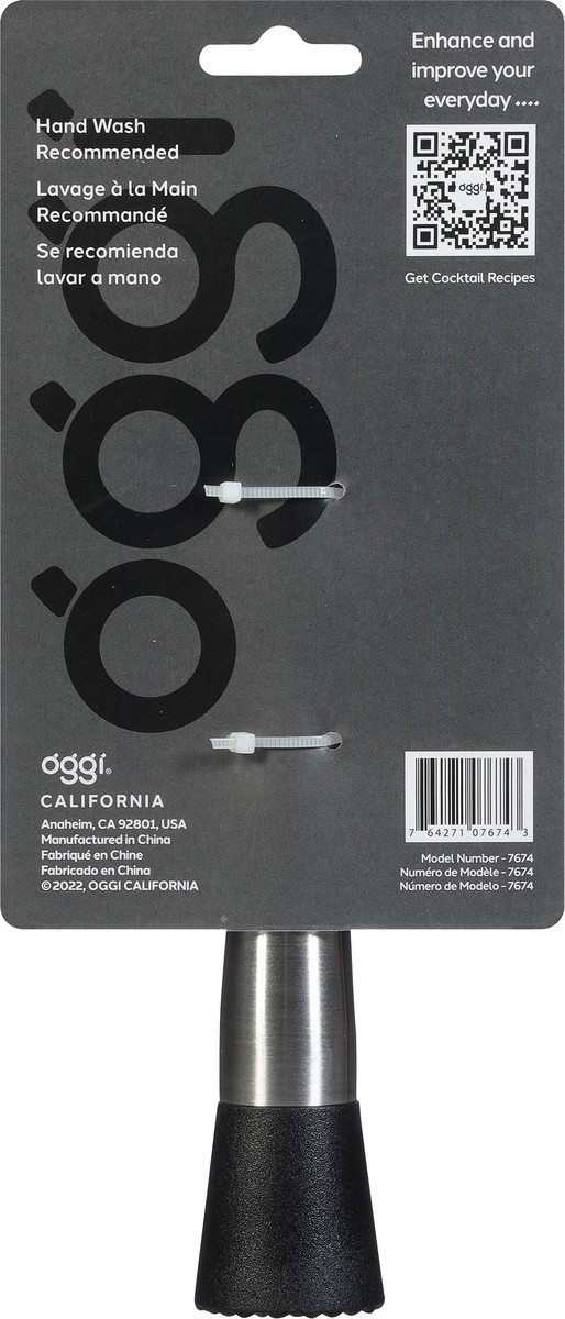 slide 6 of 9, Oggi Stainless Steel Muddler, 1 ct