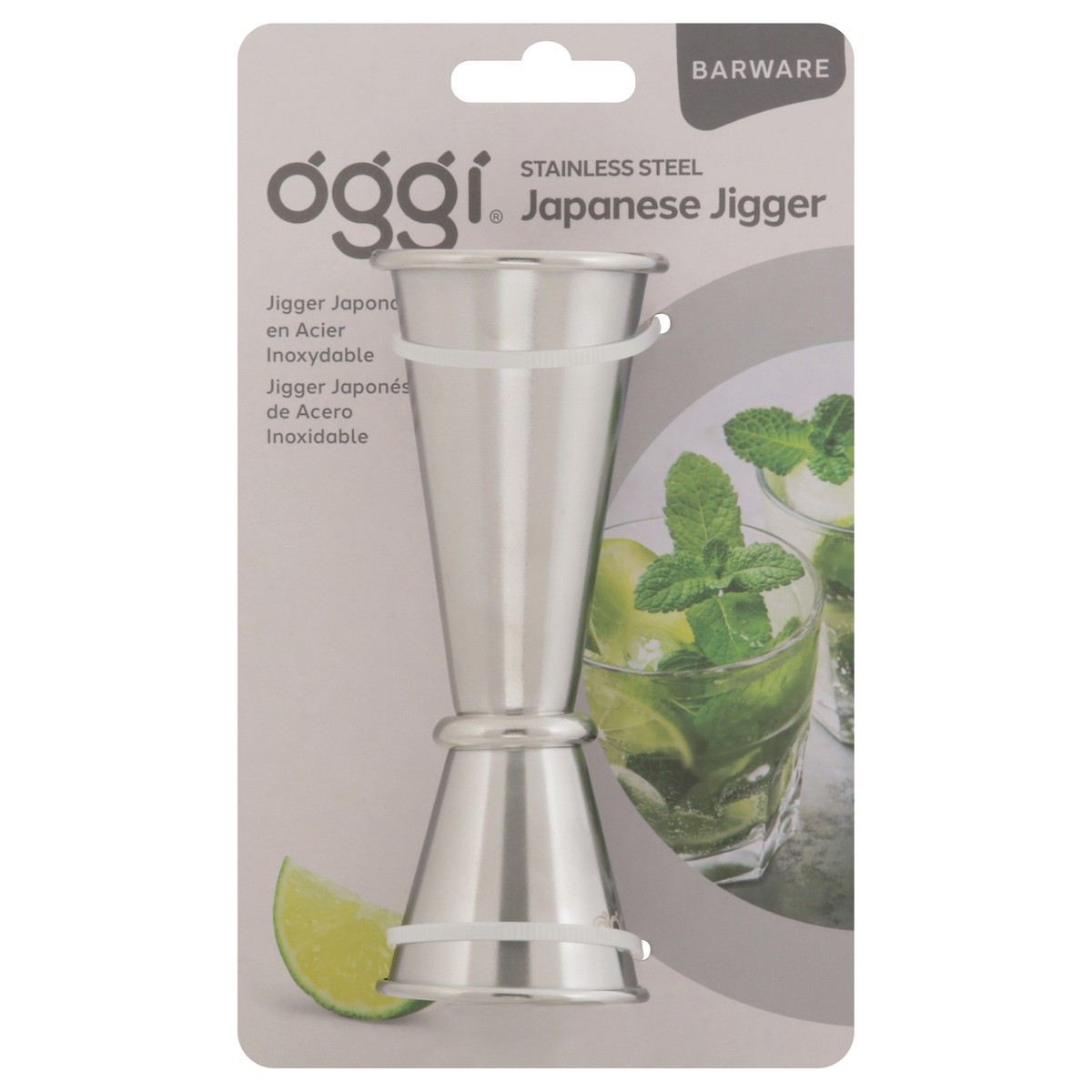 slide 6 of 11, Oggi Barware Stainless Steel Japanese Jigger 1 ea, 1 ct