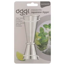 Oggi Barware Stainless Steel Japanese Jigger 1 ea