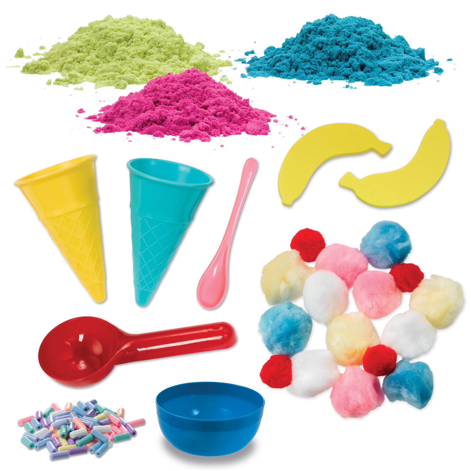 slide 6 of 7, Creativity For Kids Ice Cream Shop Sensory Bin, 14.56 in x 10.24 in x 4.75 in