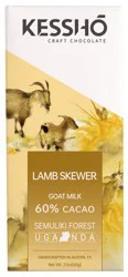 Kessho Lamb Skewer Goat Milk Chocolate Bar