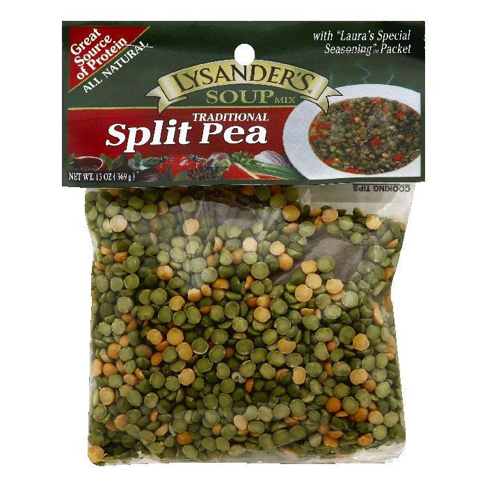 slide 1 of 1, Lysander's Traditional Split Pea Soup Mix, 13 oz