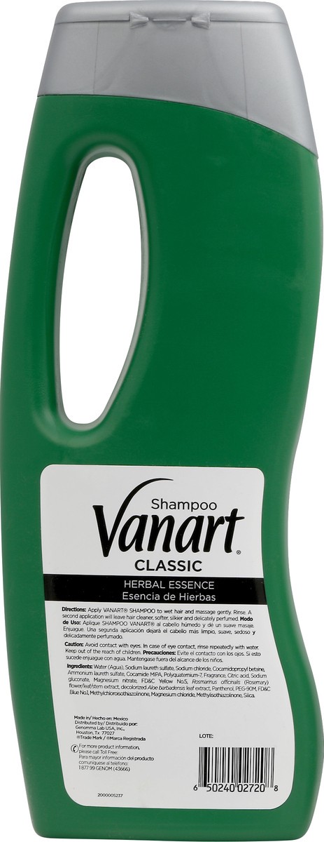 slide 4 of 4, Vanart Shampoo, Freshness, Herbal Essence, 25 oz