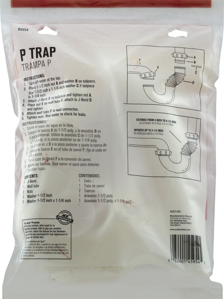 slide 3 of 7, ACE P Trap 1 ea, 1 ct