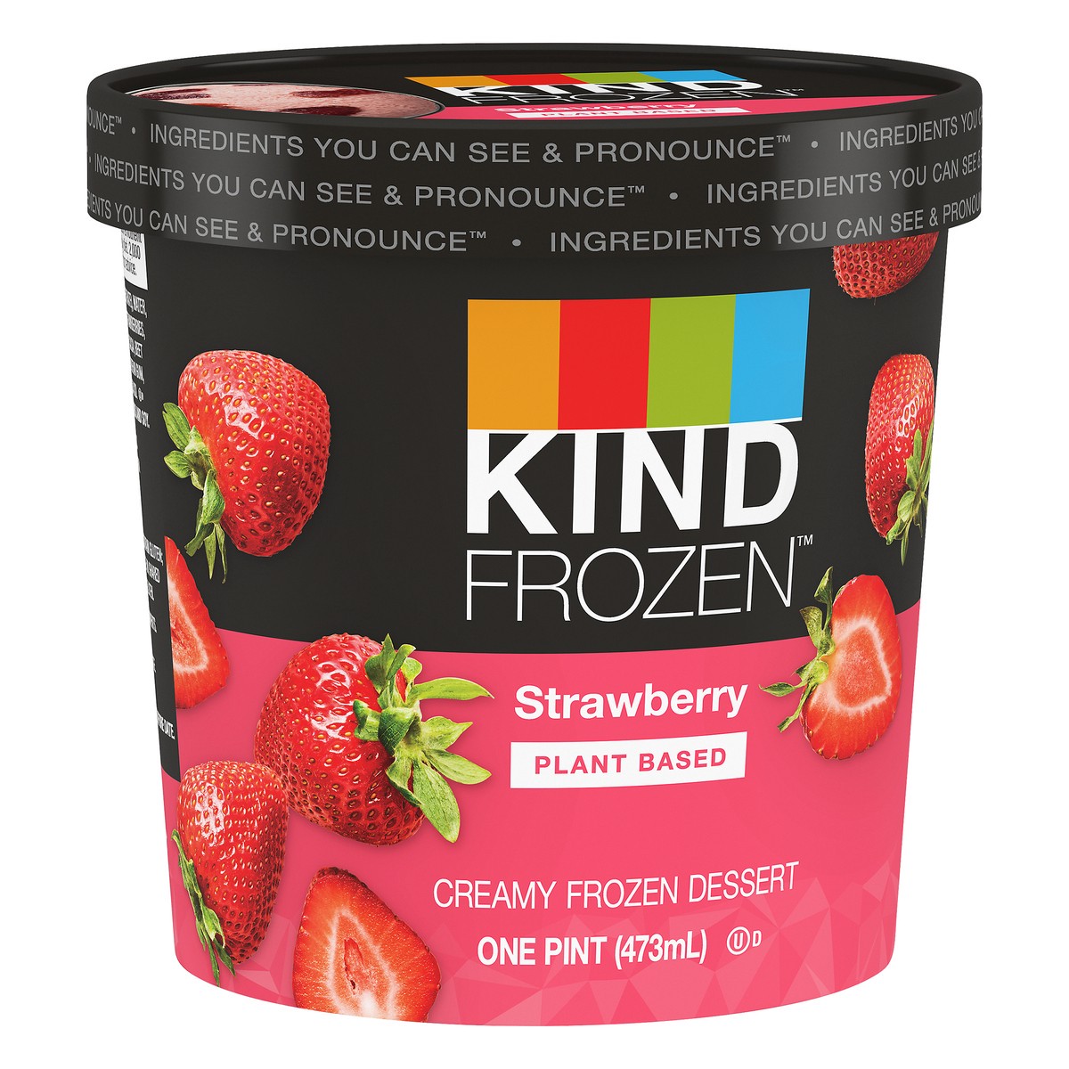 slide 5 of 13, KIND FROZEN Plant Based Strawberry Frozen Dessert 1 pt, 1 pint