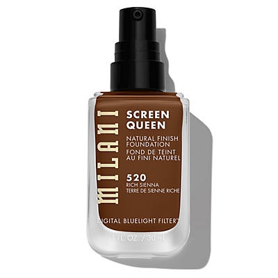 slide 1 of 1, Milani Screen Queen Natural Finish Foundation, Rich Sienna, 1 oz