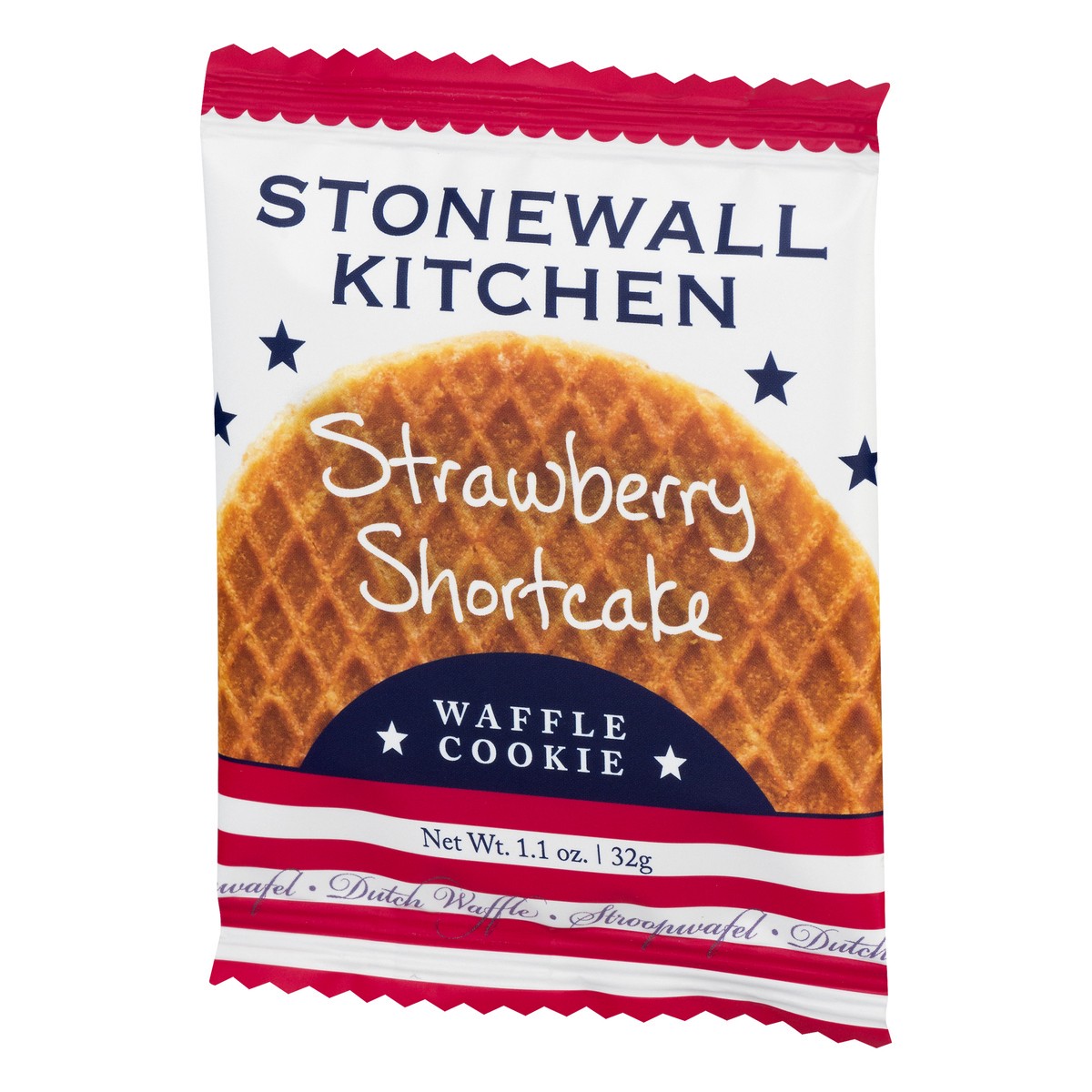 slide 7 of 13, Stonewall Kitchen Strawberry Short Cake Dutch Waffle Cookies 1.1 oz, 1.1 oz