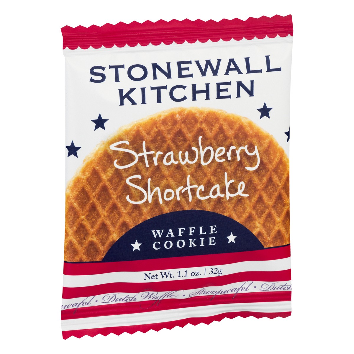 slide 8 of 13, Stonewall Kitchen Strawberry Short Cake Dutch Waffle Cookies 1.1 oz, 1.1 oz