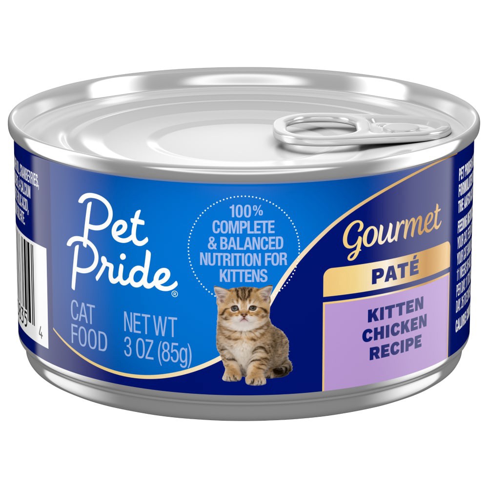 slide 3 of 4, Pet Pride Chicken Flavored Wet Kitten Food, 3 oz