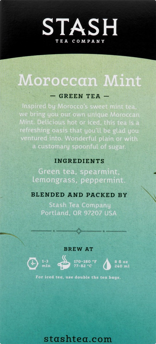 slide 4 of 12, Stash Moroccan Mint Green Tea - 30 ct, 30 ct