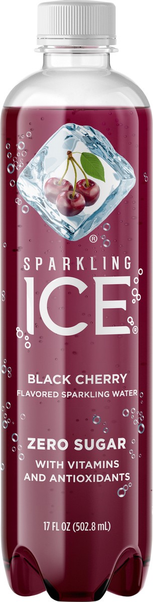 slide 1 of 7, Sparkling ICE Zero Sugar Black Cherry Sparkling Water - 17 fl oz, 17 fl oz