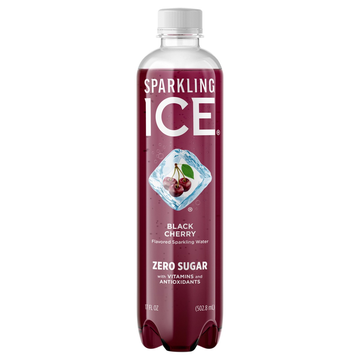 slide 1 of 7, Sparkling ICE Black Cherry Sparkling Water 17 fl. oz. Plastic Bottle, 17 fl oz