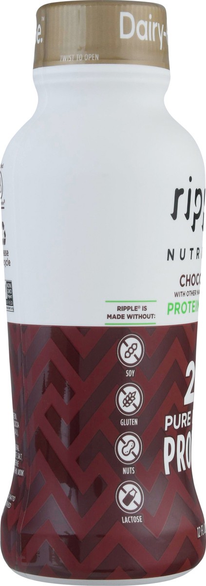 slide 4 of 13, Ripple Nutrition Chocolate Protein Shake, 12 oz