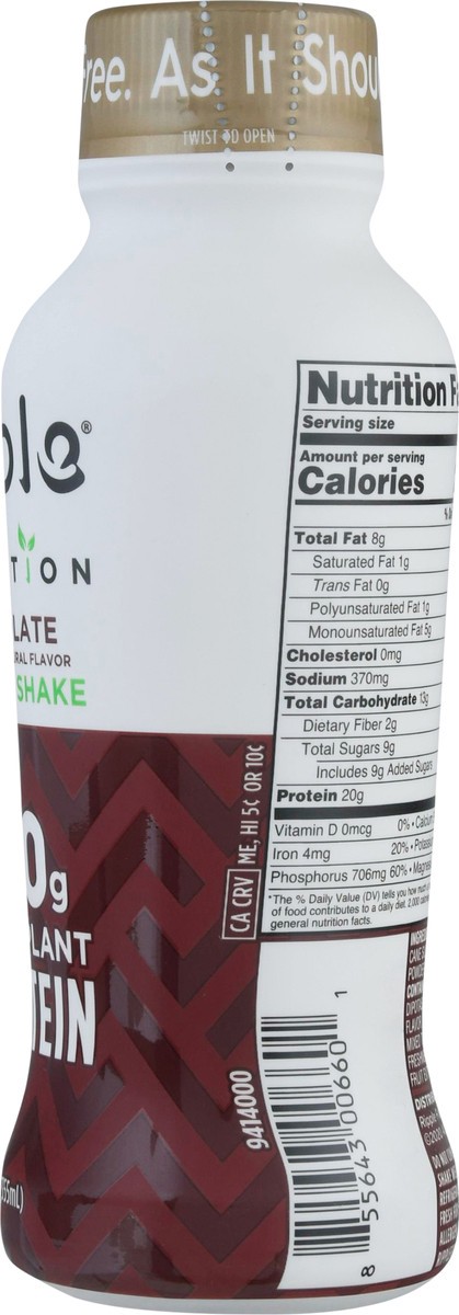 slide 9 of 13, Ripple Nutrition Chocolate Protein Shake, 12 oz