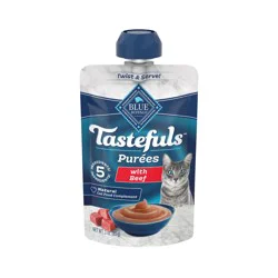 Blue Buffalo Tastefuls Purees Adult Cat Food Topper - 3 oz