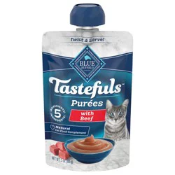 Blue Buffalo Tastefuls Purees Adult Cat Food Topper - 3 oz