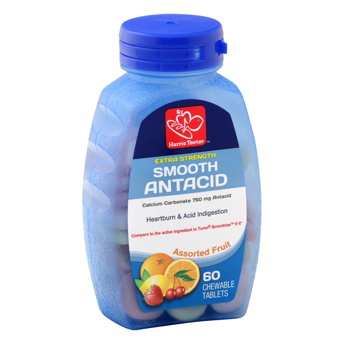 slide 10 of 12, Harris Teeter Antacid E/S Smooth Asstd, 60 ct