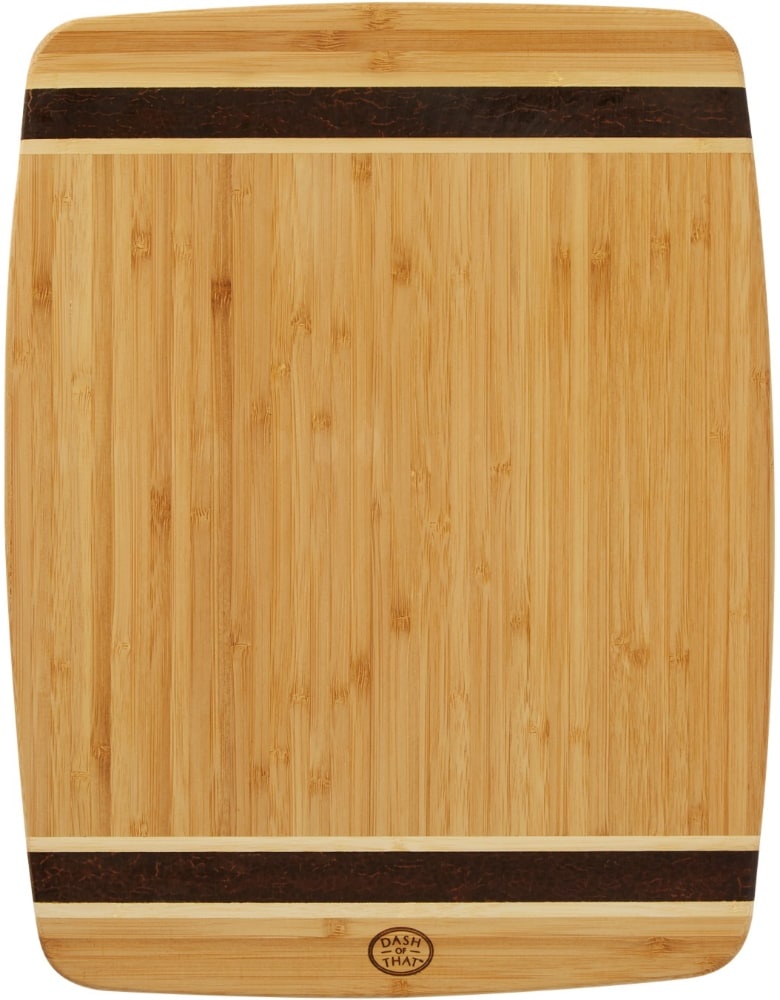 slide 1 of 1, Dash of That Tuxedo Bamboo Cutting Board - Natural, 12 in x 16 in