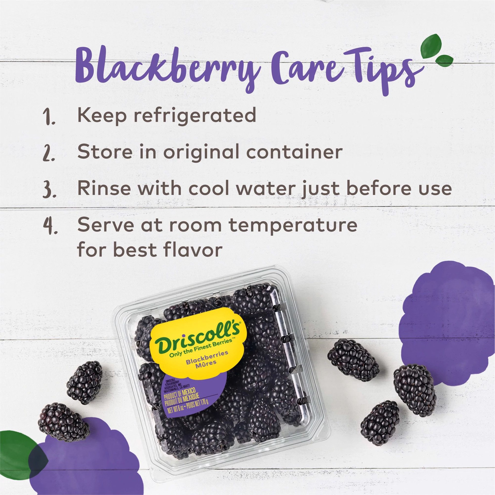 slide 6 of 7, Driscoll's Sweetest Batch Blackberries, Extra Sweet, Conventional, 6 oz., 6 oz