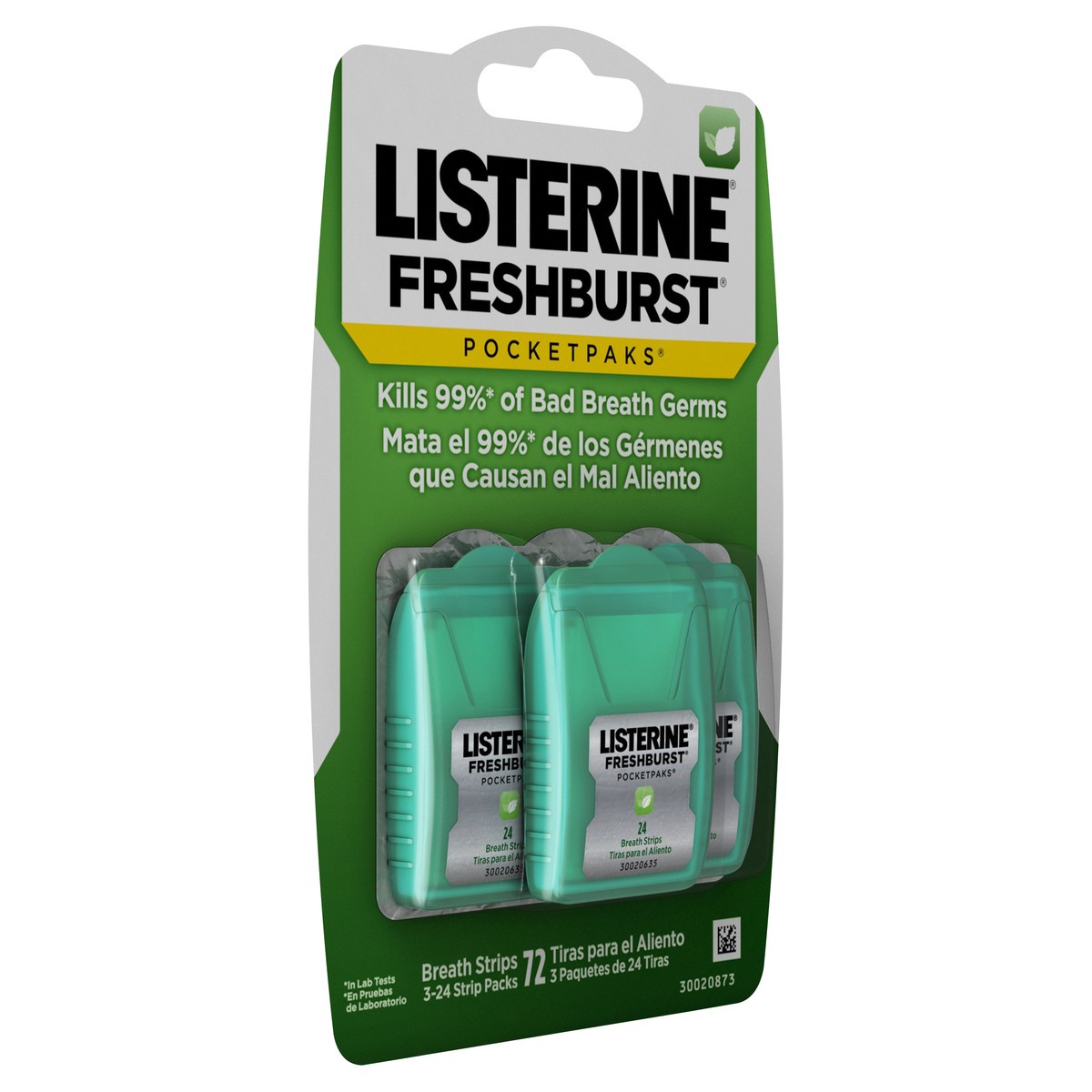 slide 3 of 7, Listerine Freshburst Pocketpaks Breath Strips, 72 ct