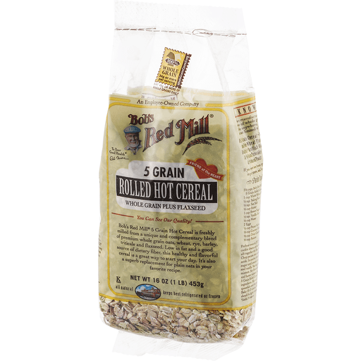 slide 3 of 9, Bob's Red Mill Five Grain Rolled Hot Cereal, 16 oz