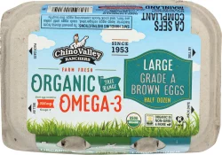 Chino Valley Ranchers Omega 3 Brown Large Eggs