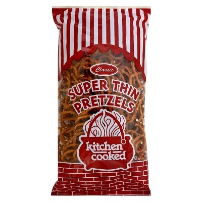 slide 1 of 1, Kitchen Cooked Classic Super Thin Pretzels, 15 oz